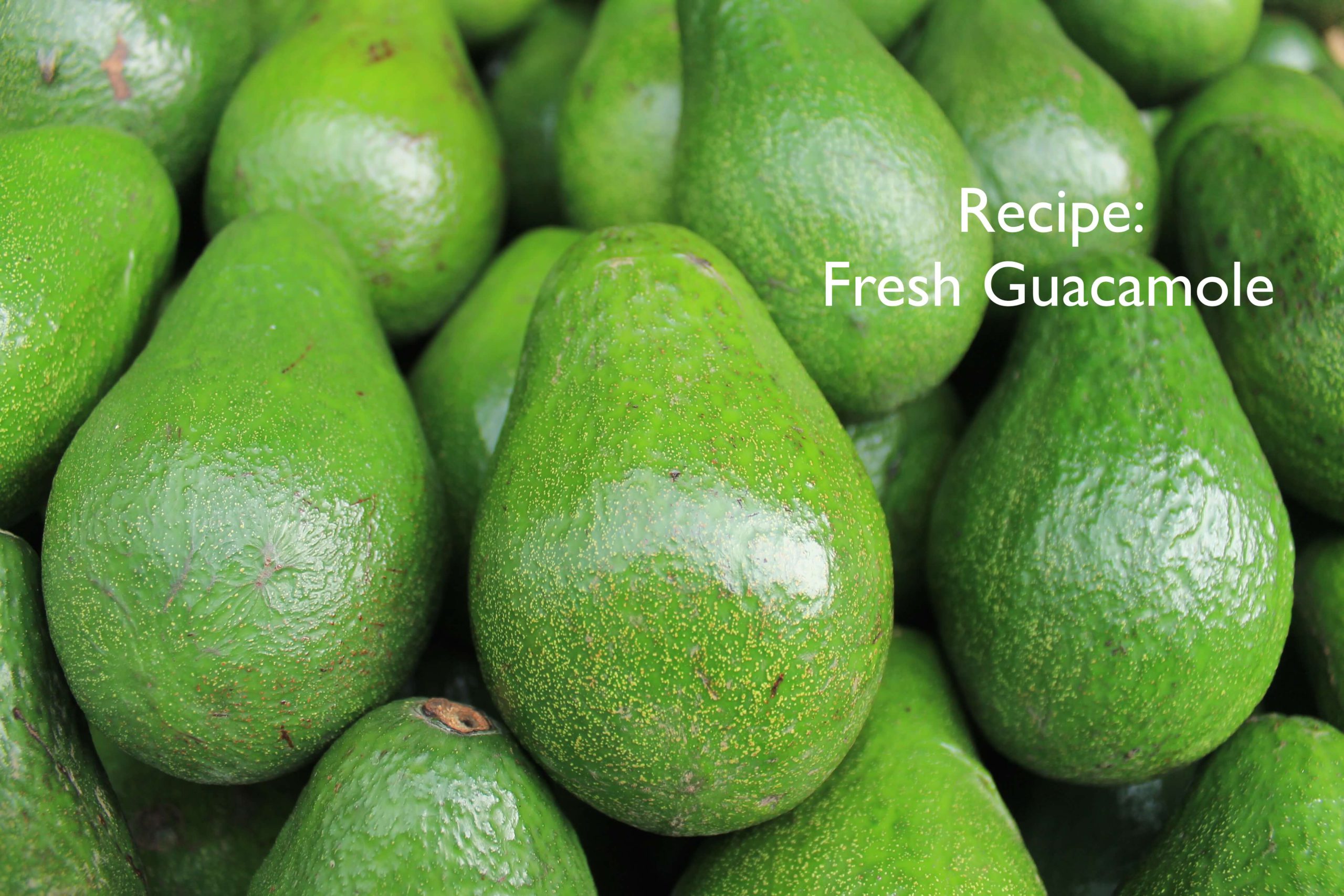 fresh guacamole