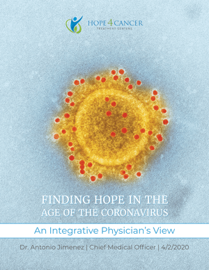 Finding Hope in the Age of the Coronavirus Digital E-Book Cover, by Doctor Antonio Jimenez