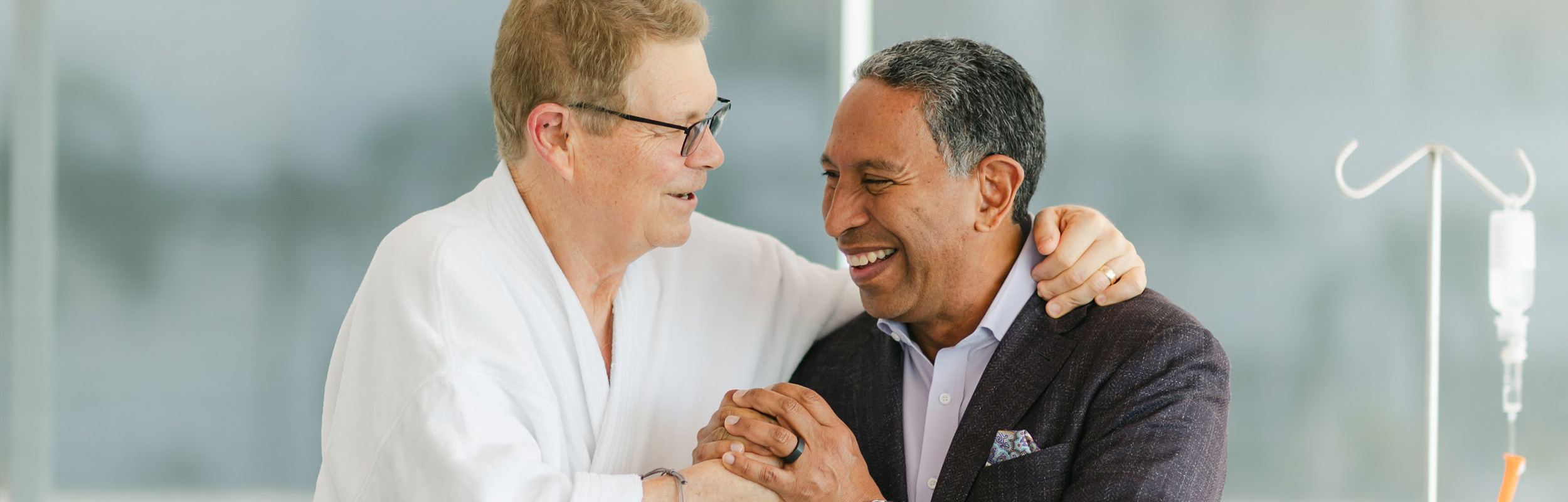 Dr. Tony Jimenez with a patient at Hope4Cancer