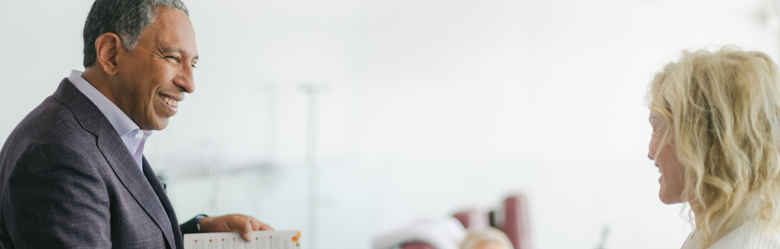 Dr. Tony Jimenez with a patient at Hope4Cancer