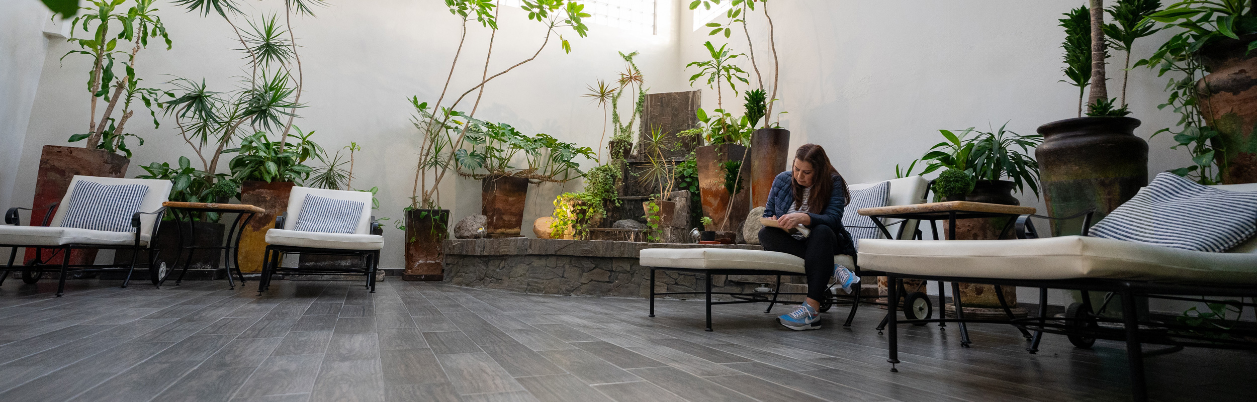 A patient at Hope4Cancer